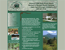 Tablet Screenshot of pisgahviewranch.net